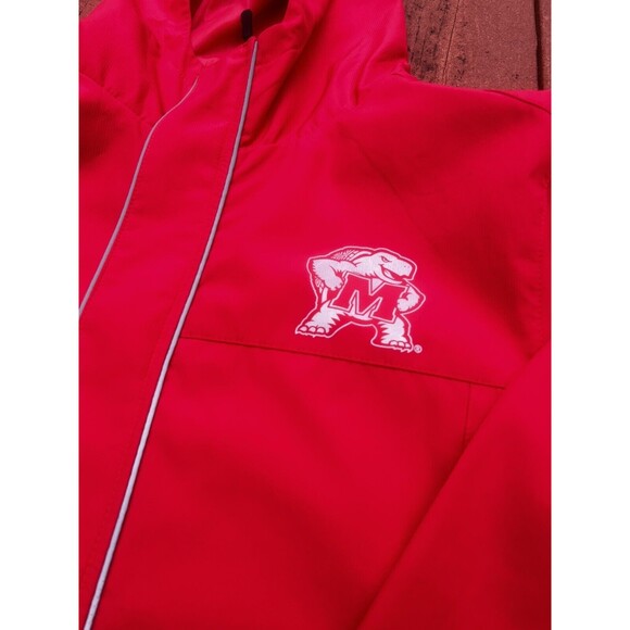 University Of Maryland Terrapins Colosseum Windbreaker/Rain jacket Men’s Medium - Picture 2 of 13
